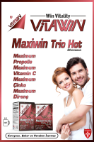 Vitawin Maxiwin Trio Hot 50 Mg Propolis 1000 Mg C 15 Mg Çinko Efervesan Saşe 20 Saşe